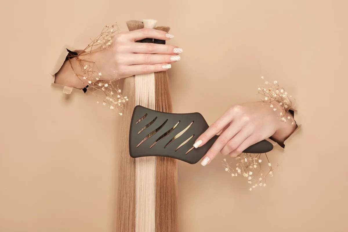 Premium Slavic hair extensions